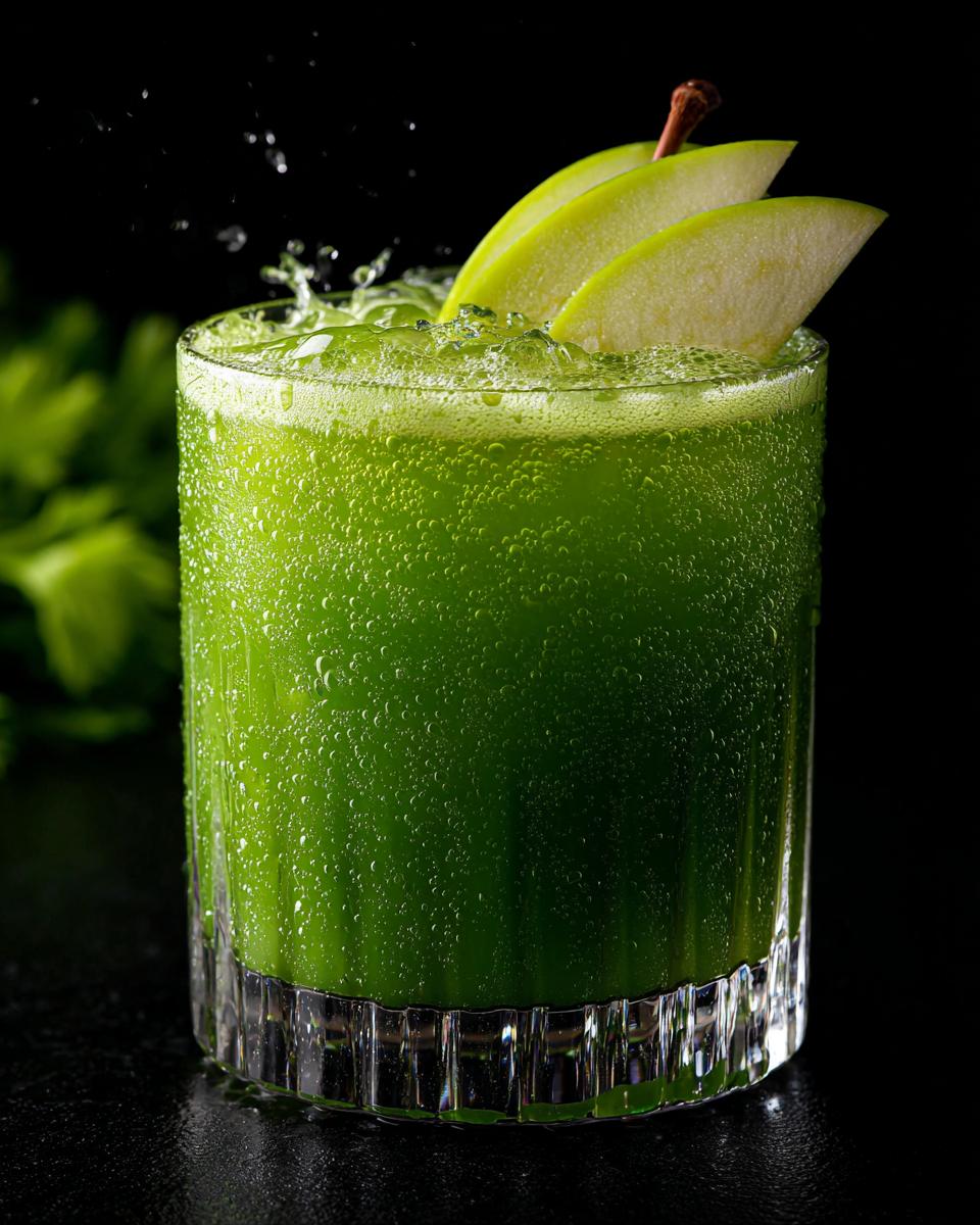 Celery & Apple Green Juice - detail 1