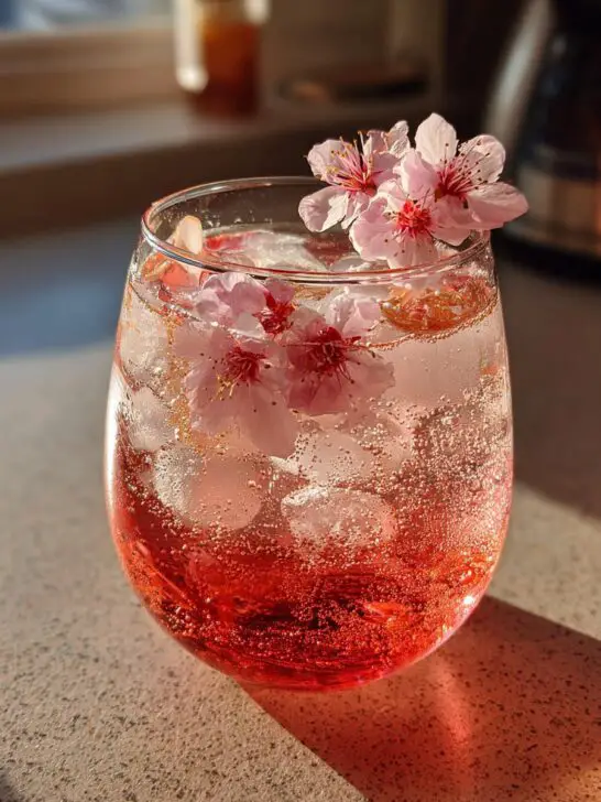 Cherry Blossom Spritz Cocktail