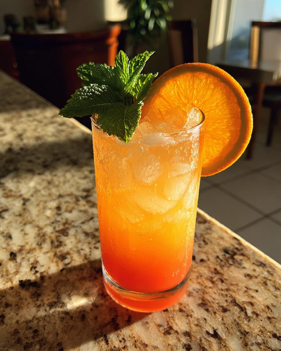 Citrus Sunrise Mocktail - detail 2