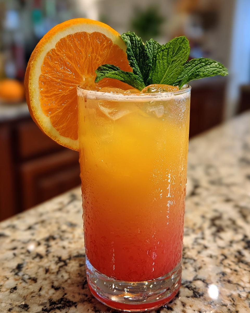 Citrus Sunrise Mocktail - detail 3