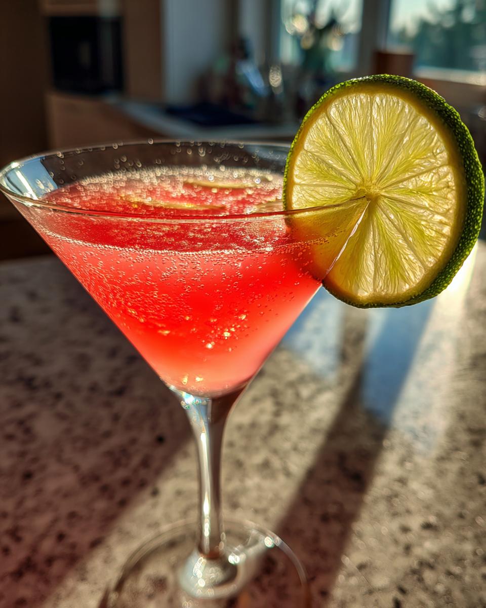 Cosmopolitan Kiss Cocktail - detail 2