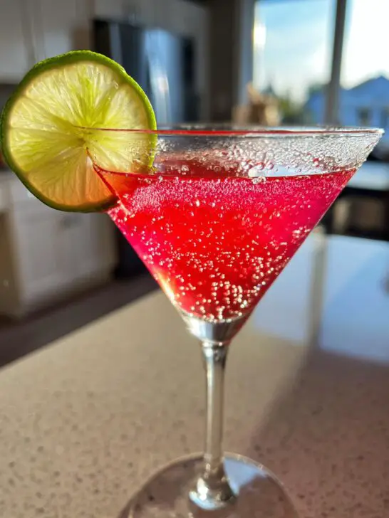 Cosmopolitan Kiss Cocktail