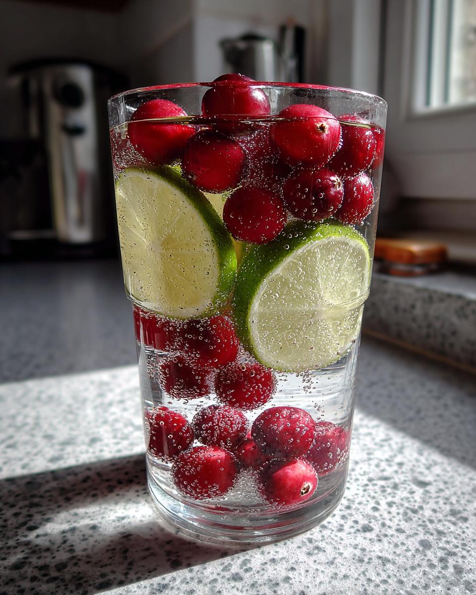 Cranberry Lime Detox Water - detail 3