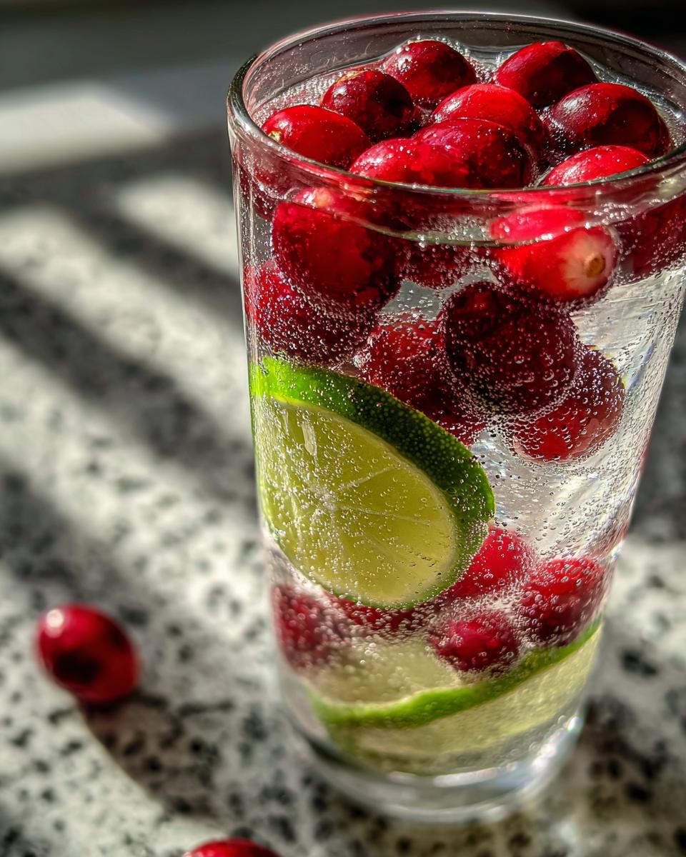 Cranberry Lime Detox Water - detail 4