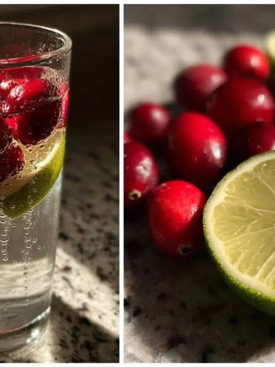 Cranberry Lime Detox Water