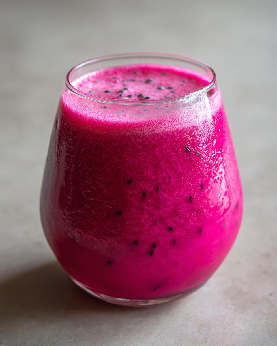 Dragon Fruit Coconut Smoothie - detail 4