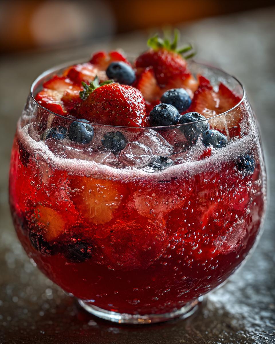 Fourth of July Sparkler Punch - detail 2
