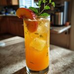 Ginger Peach Mule Cocktail