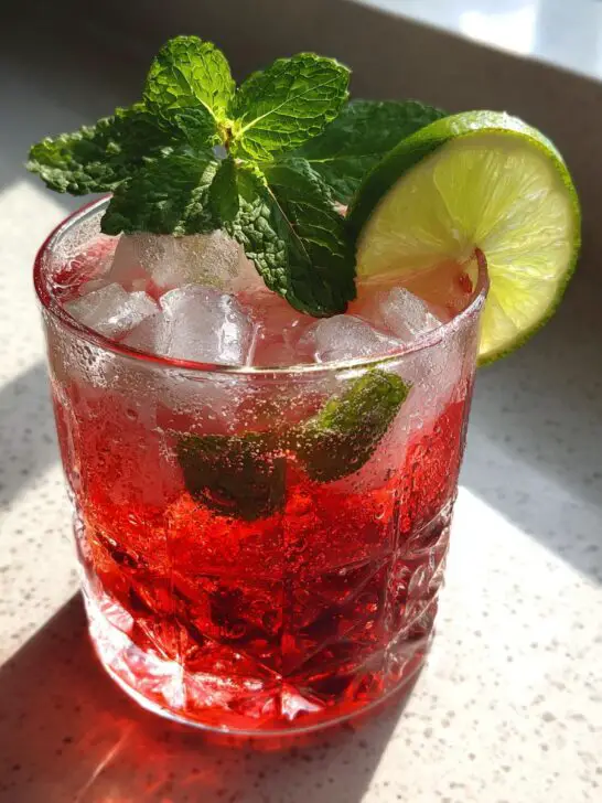 Hibiscus Cooler Mocktail