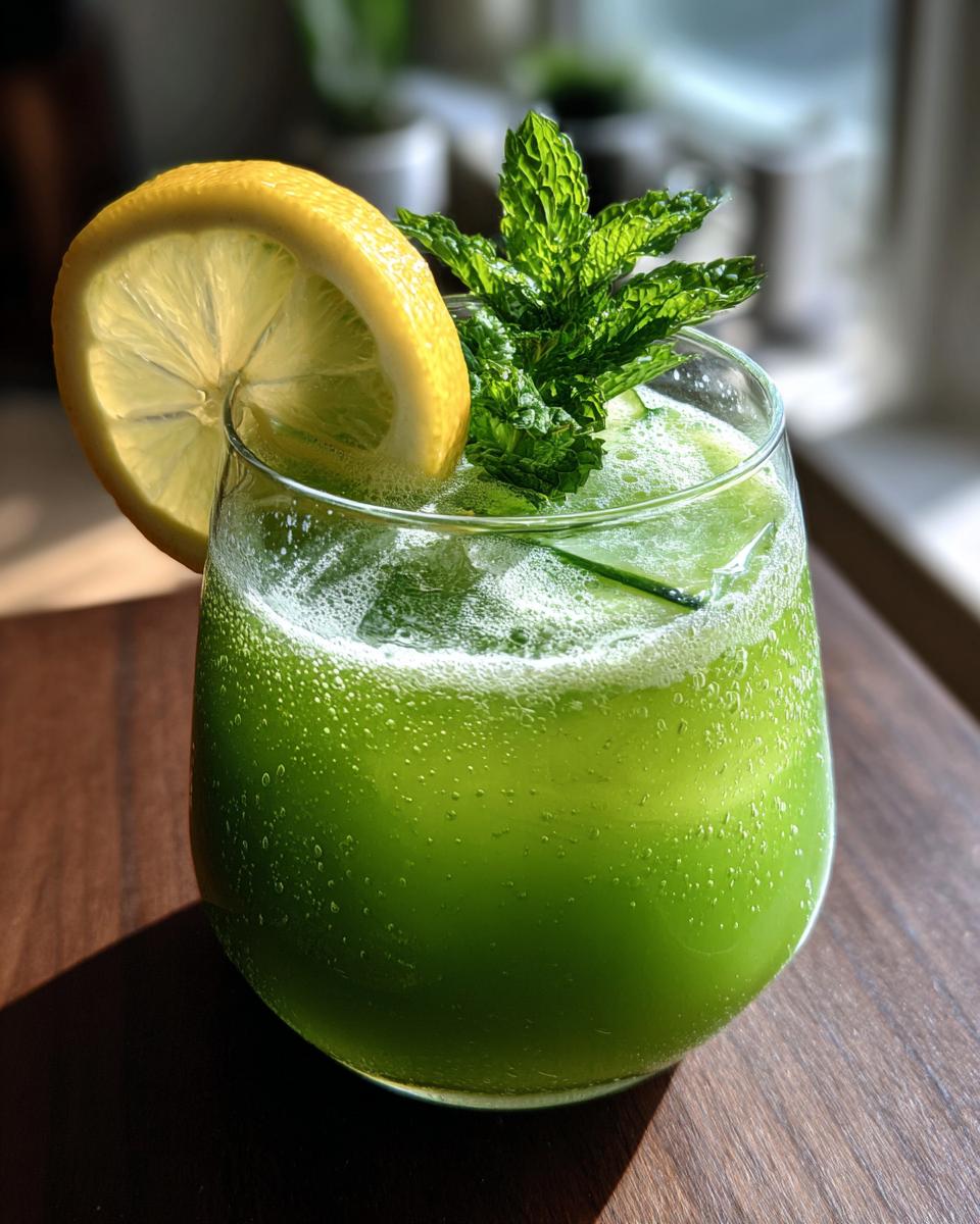 Lemon Cucumber Detox Juice - detail 3