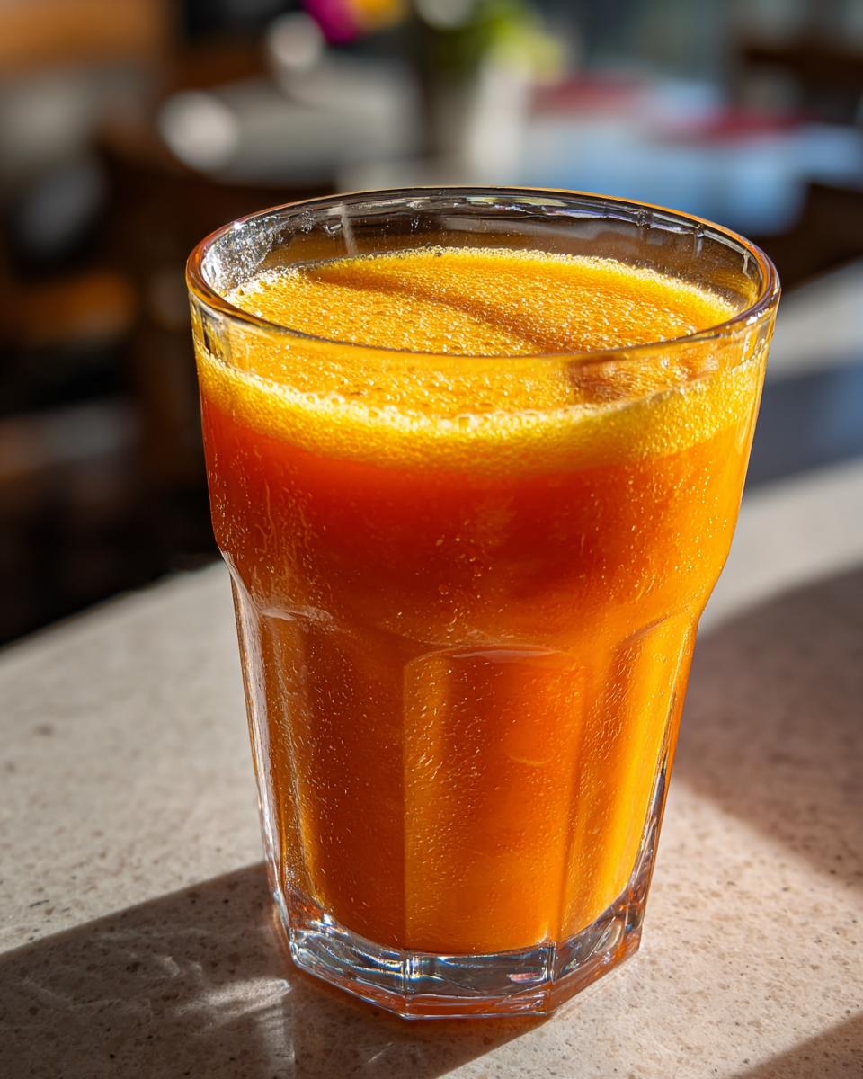 Mango Carrot Sunrise Smoothie - detail 1