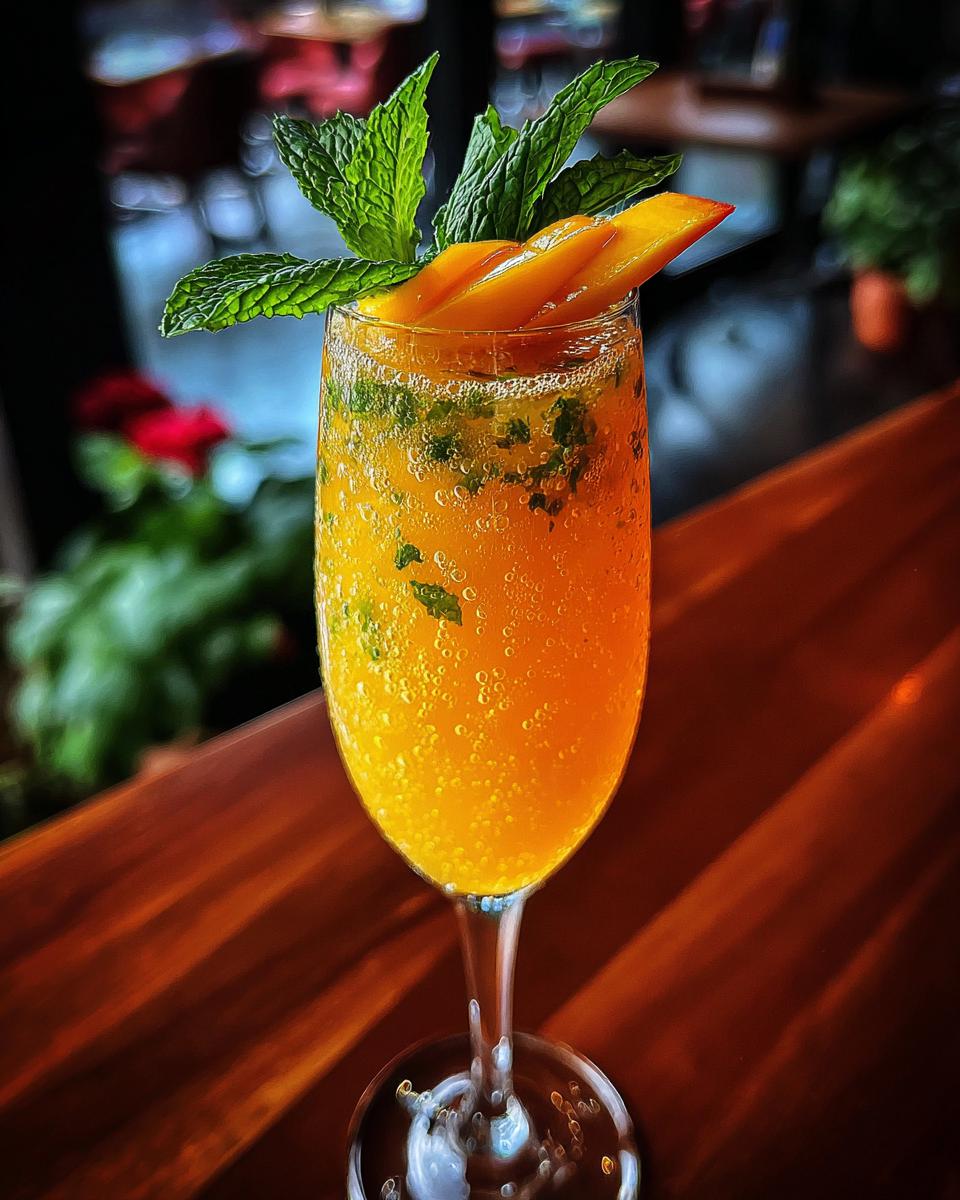 Mango Passion Sparkle Cocktail - detail 3