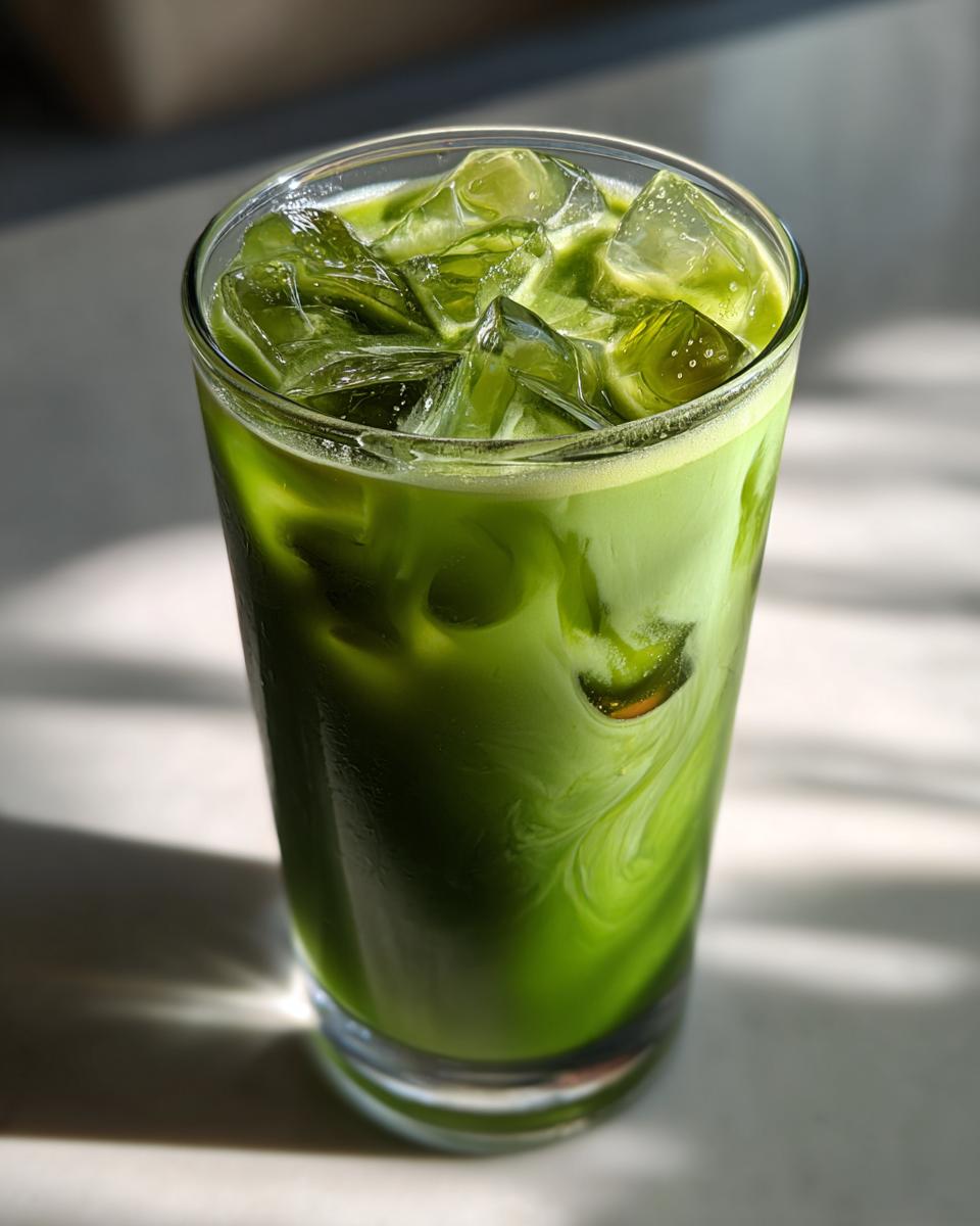Matcha Almond Energy Latte - detail 1