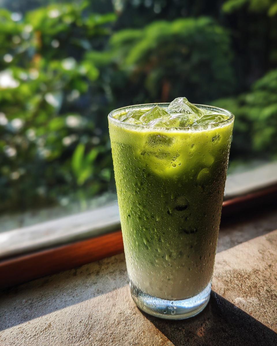 Matcha Coconut Iced Latte - detail 1