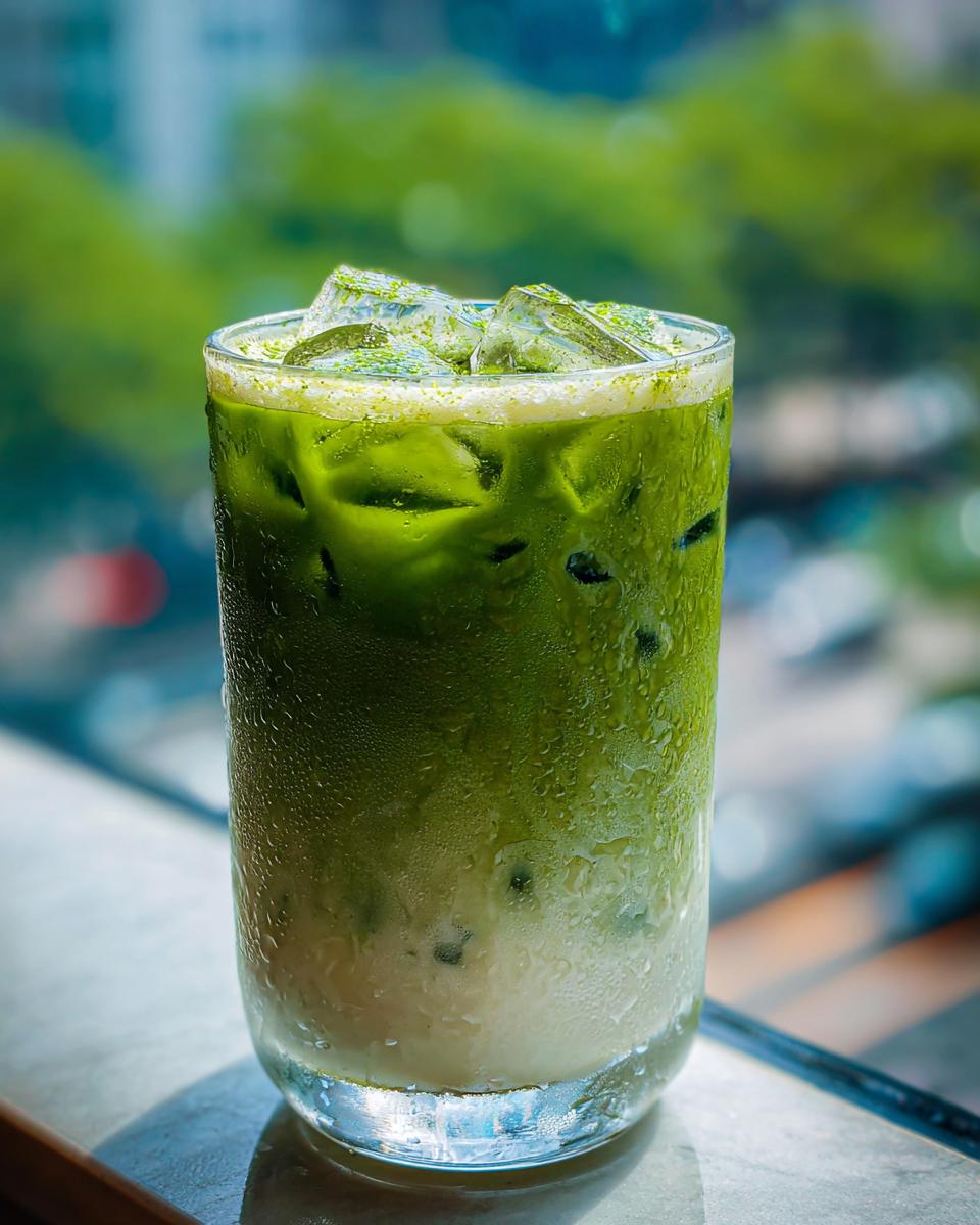 Matcha Coconut Iced Latte - detail 2