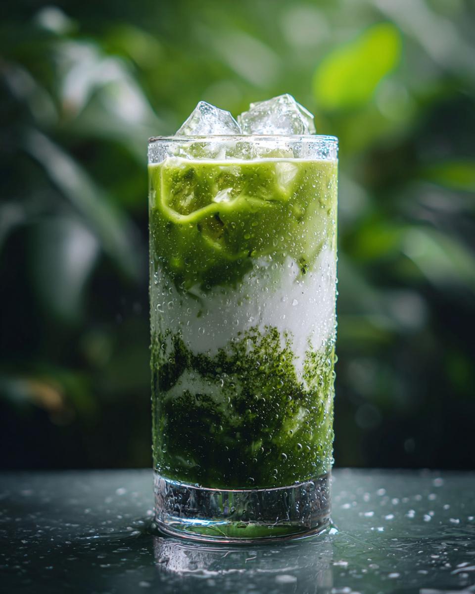 Matcha Coconut Iced Latte - detail 3