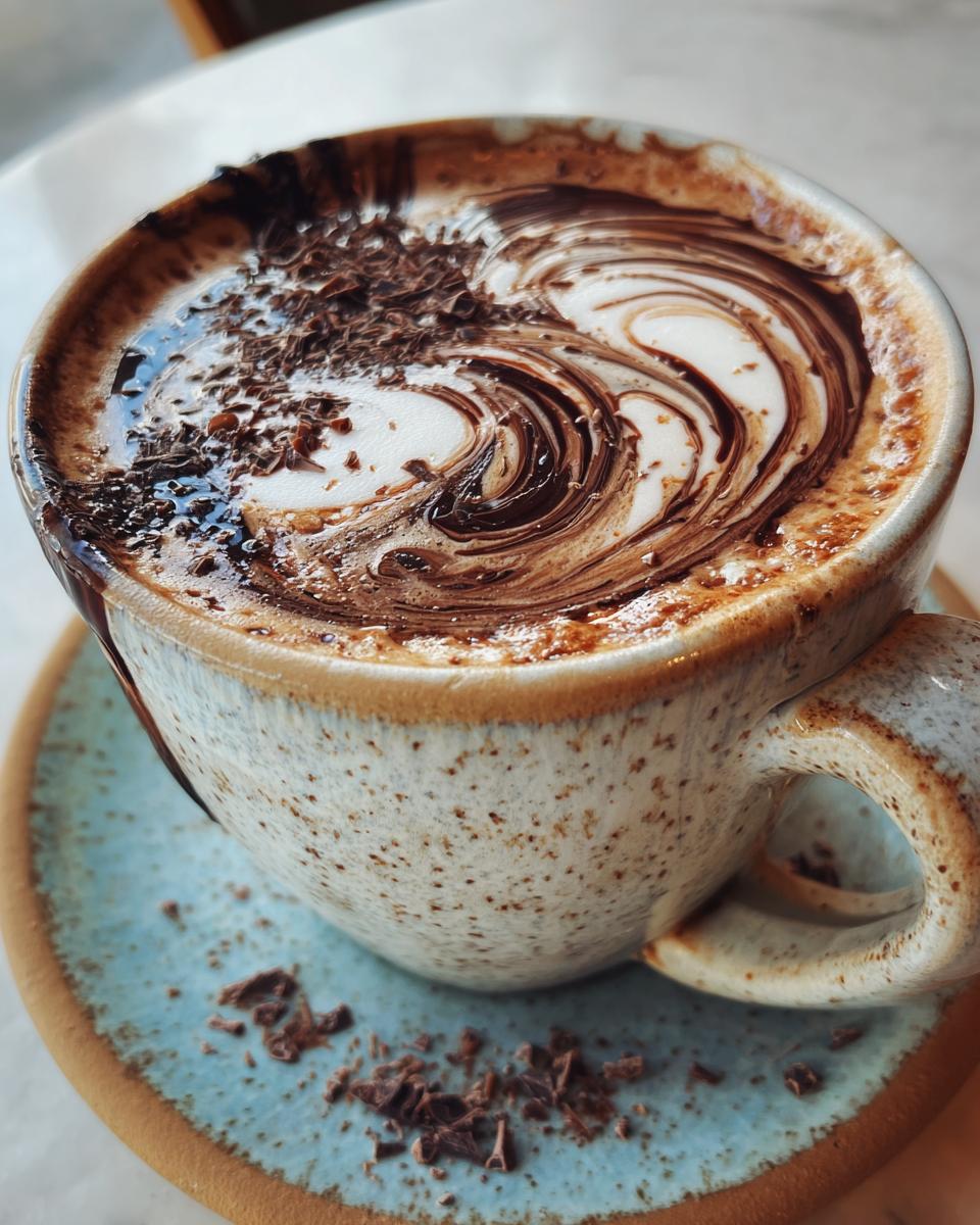 Nutella Mocha Swirl Latte - detail 3