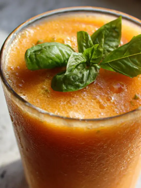 Peach Basil Hydration Smoothie