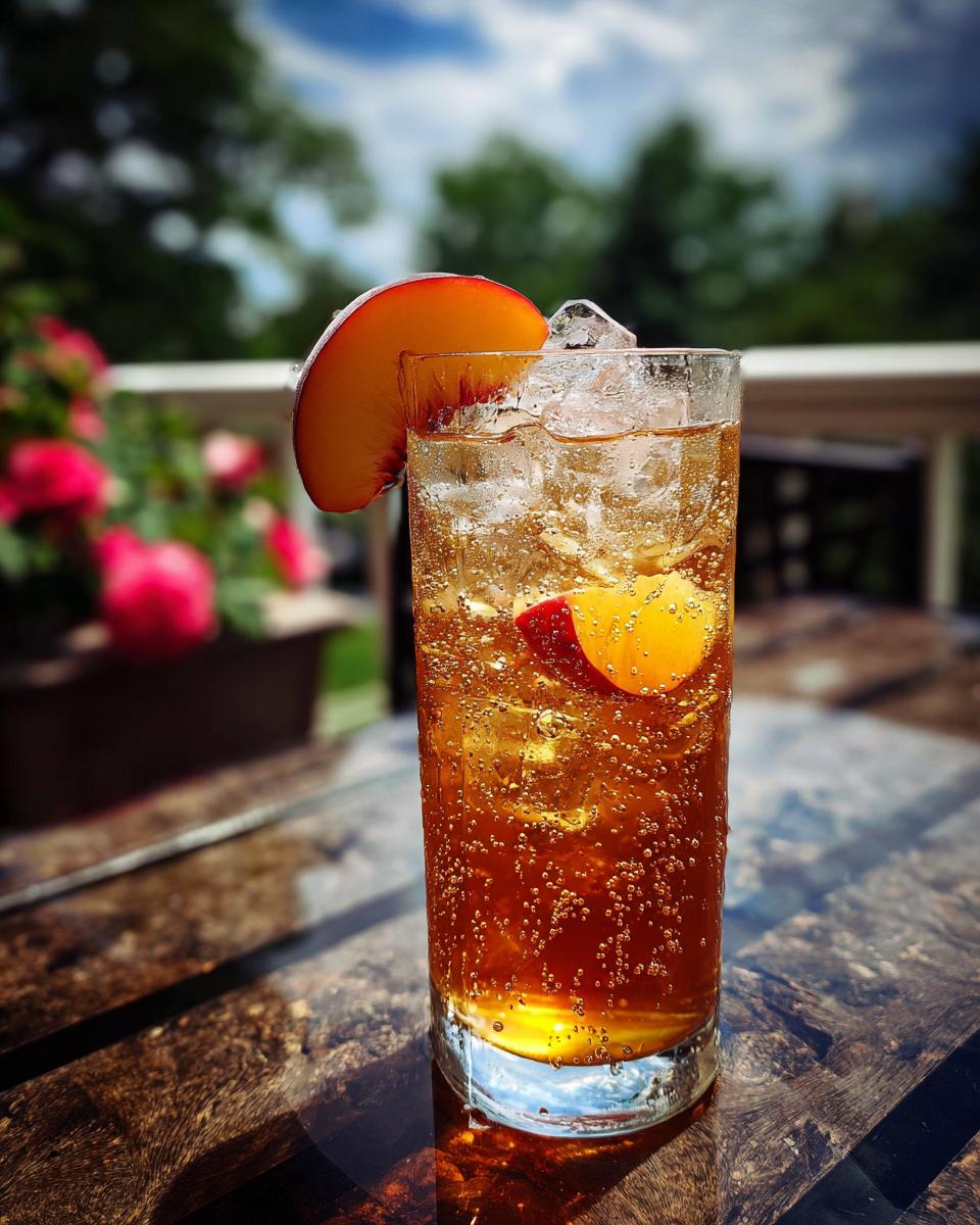 Peach Blossom Iced Tea - detail 2