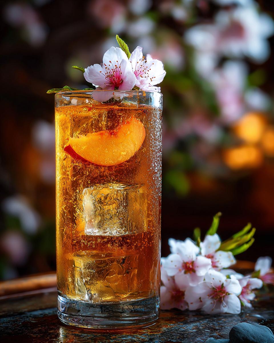 Peach Blossom Iced Tea - detail 4