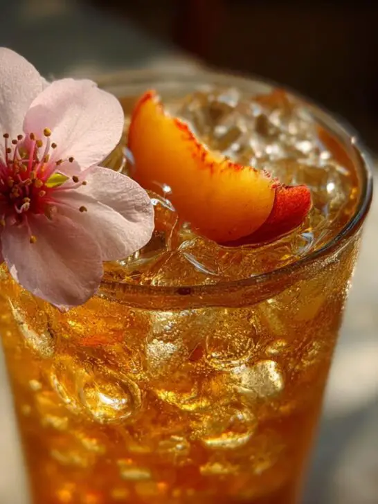 Peach Blossom Iced Tea