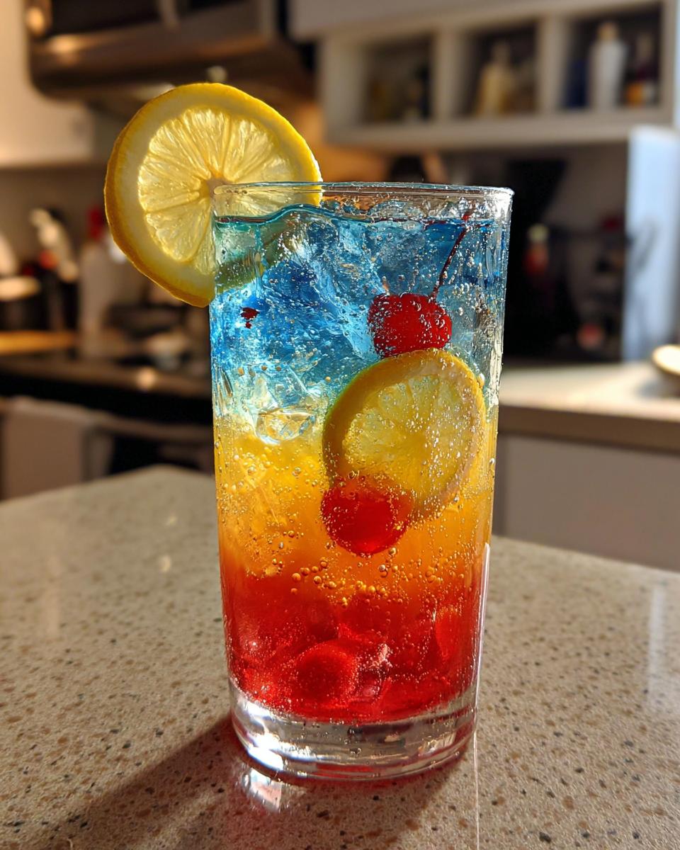 Rainbow Layered Lemonade Mocktail - detail 3
