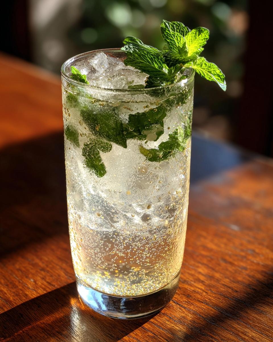 Sparkling Elderflower Tonic Mocktail - detail 1