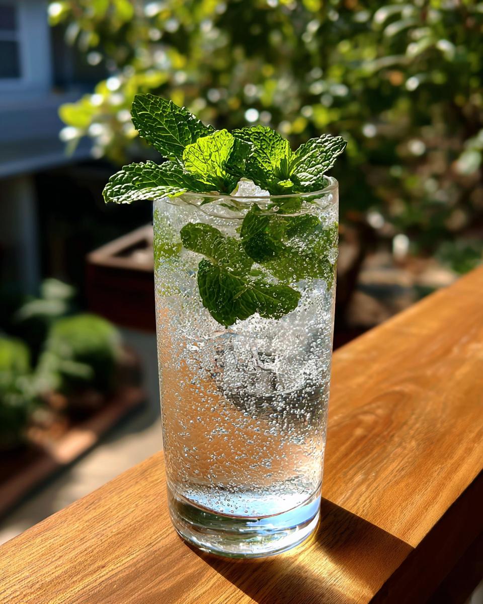 Sparkling Elderflower Tonic Mocktail - detail 2