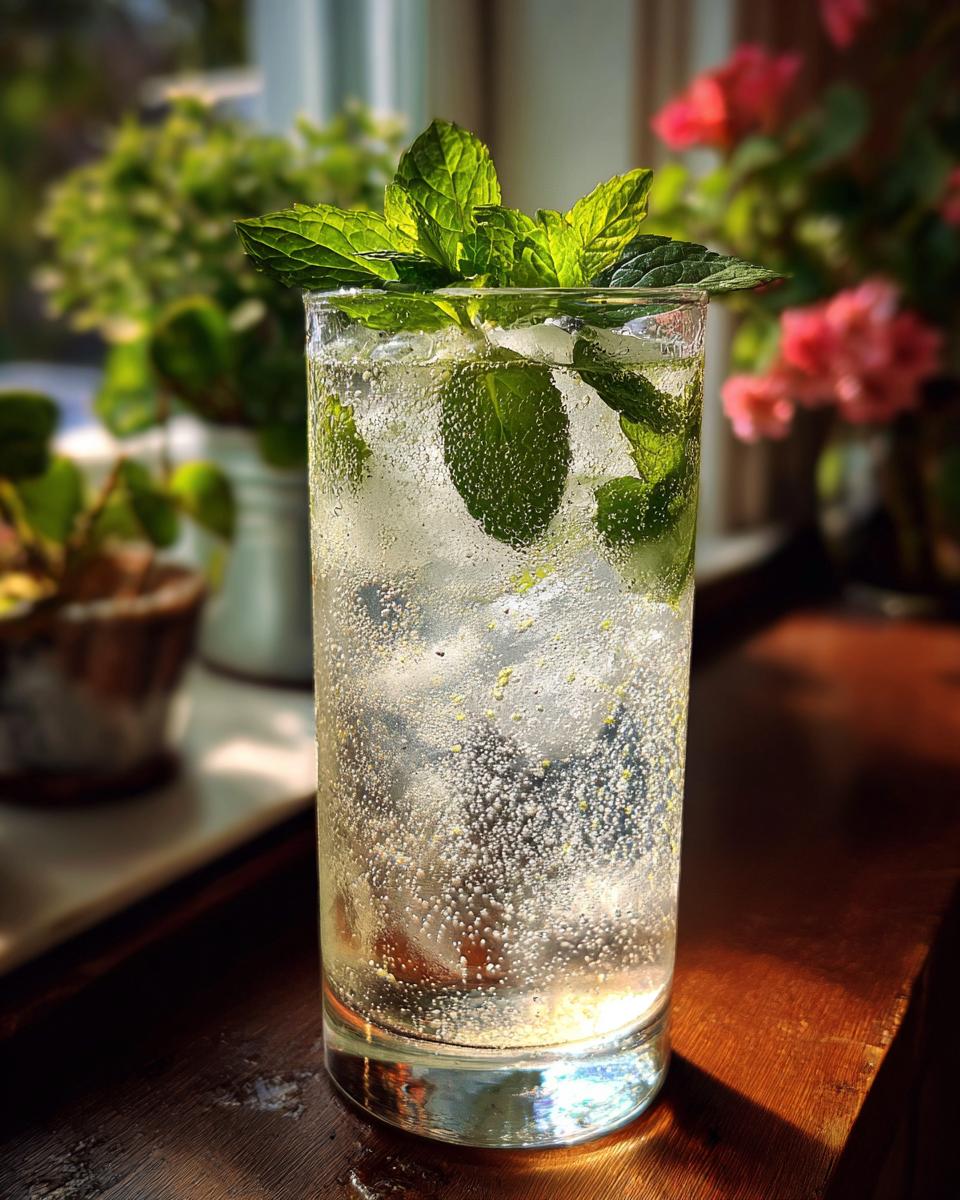 Sparkling Elderflower Tonic Mocktail - detail 3