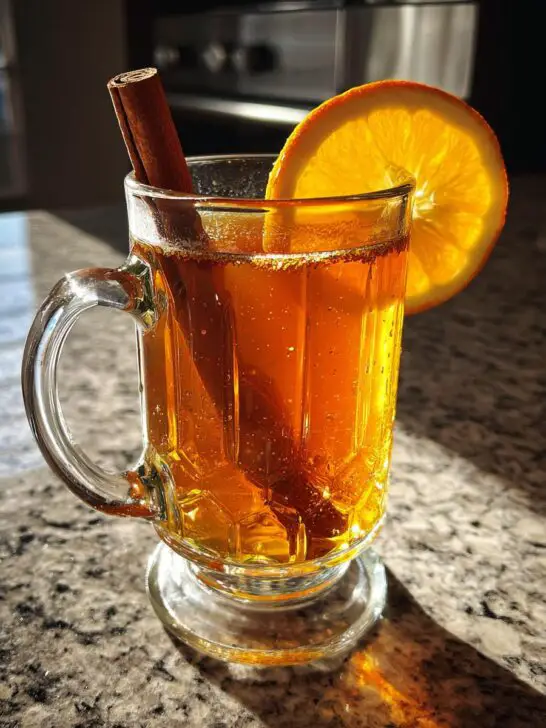 Spiced Apple Cider Bourbon Cocktail