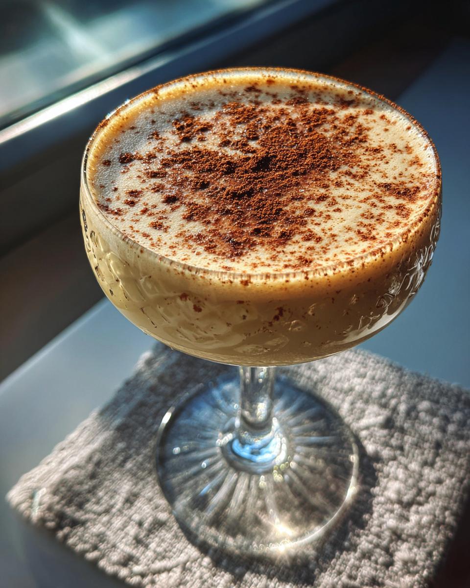 Spiced Eggnog Bliss Holiday Cocktail - detail 1