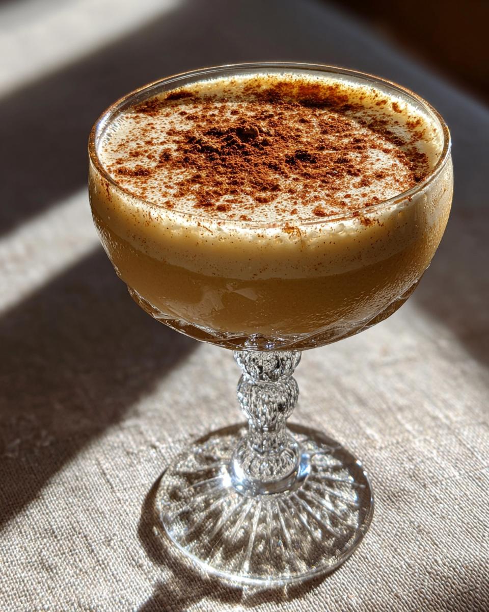Spiced Eggnog Bliss Holiday Cocktail - detail 2