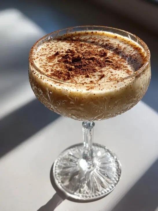 Spiced Eggnog Bliss Holiday Cocktail