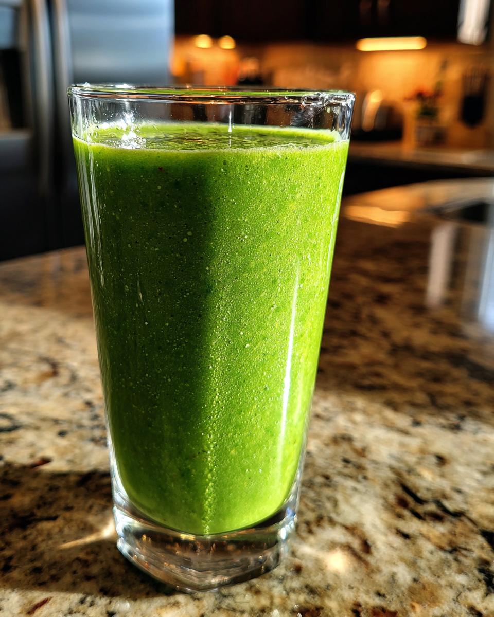 Spinach Mango Green Smoothie - detail 1