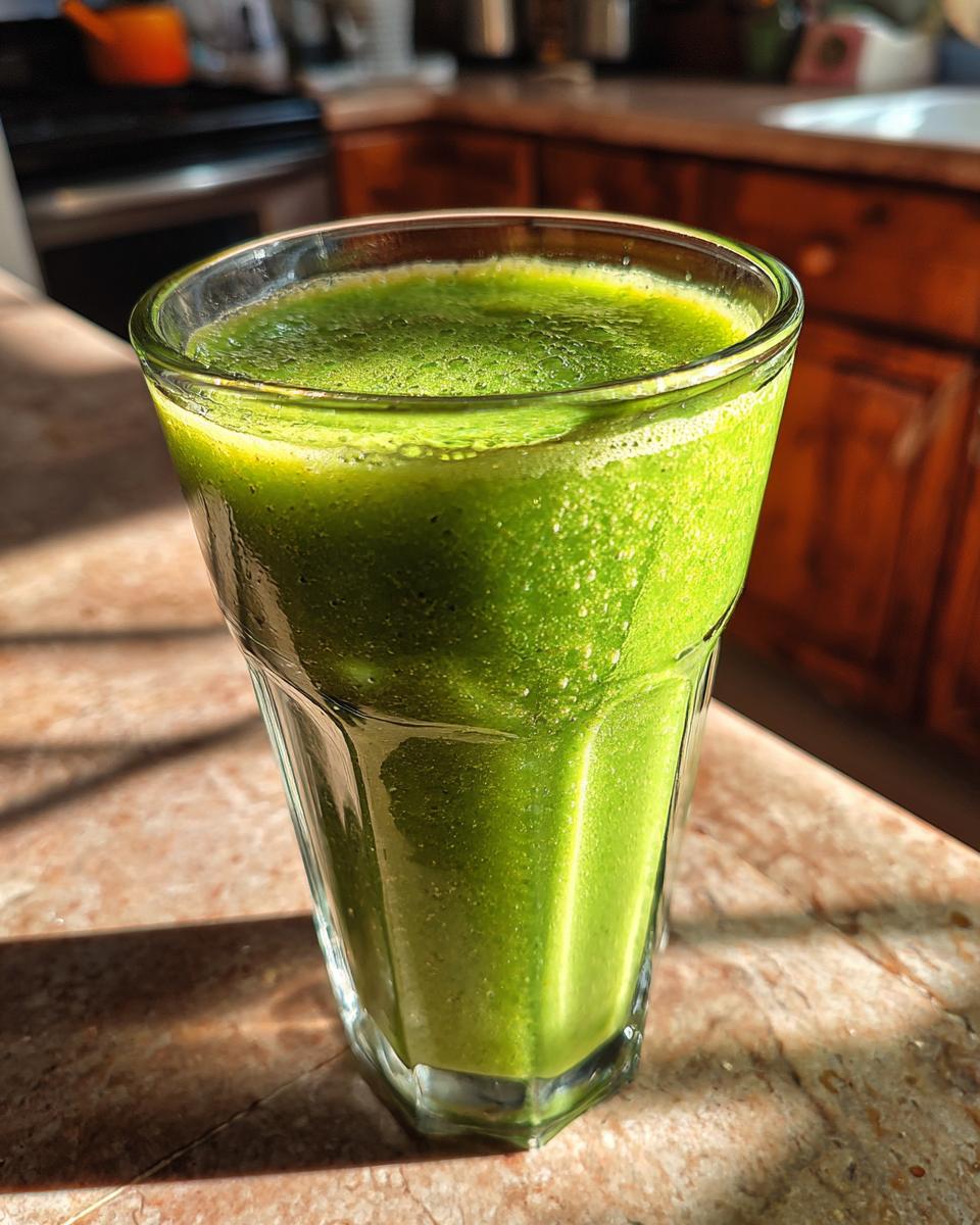 Spinach Mango Green Smoothie - detail 3