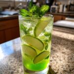 St. Patrick’s Green Apple Fizz Mocktail