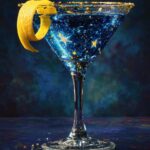 Starry Night Martini Cocktail