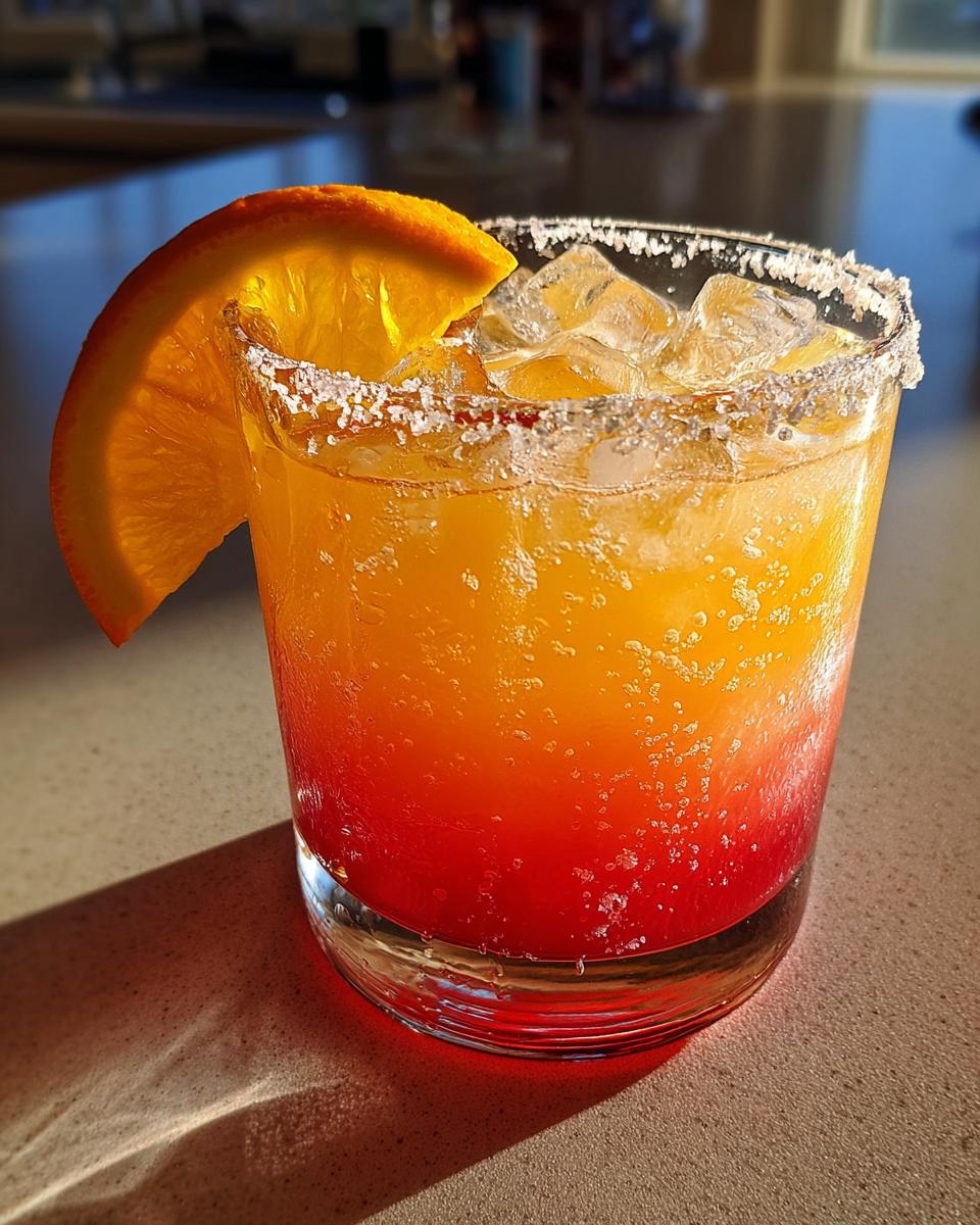 Sunset Margarita Cocktail - detail 2