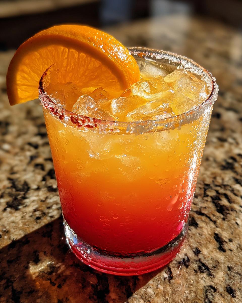 Sunset Margarita Cocktail - detail 3