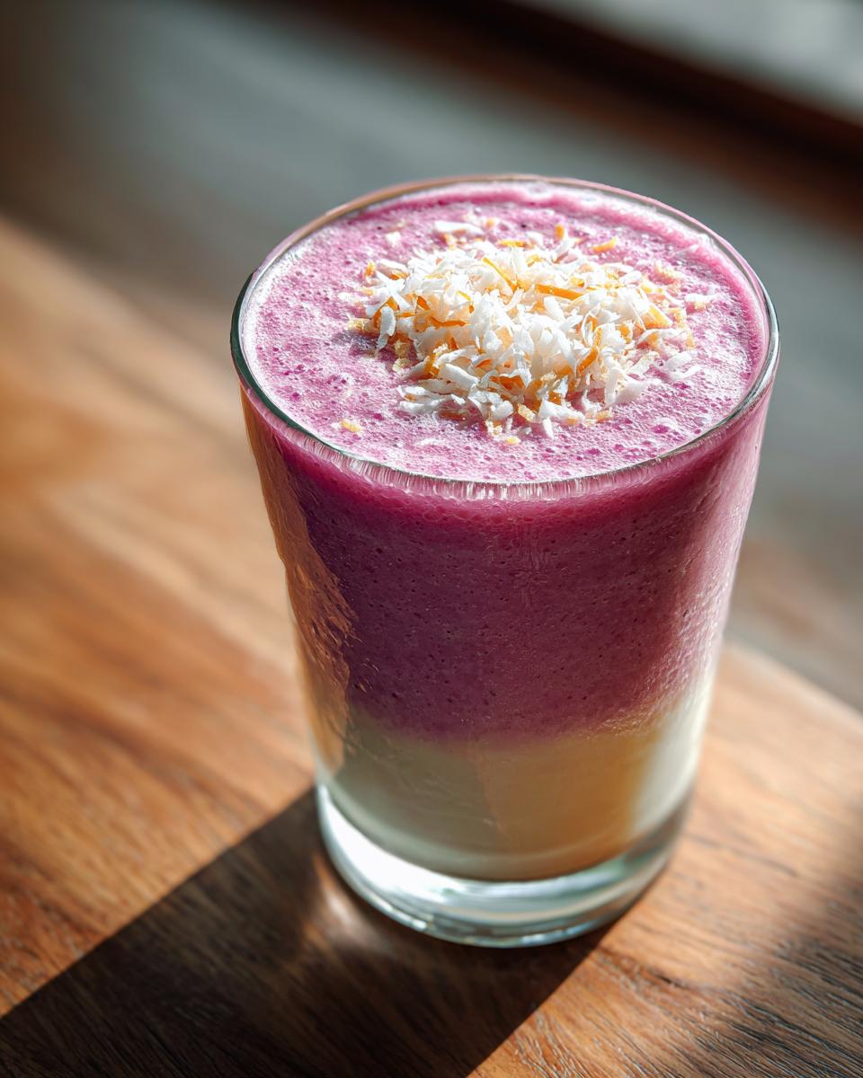 Tropical Coconut Boost Smoothie - detail 1