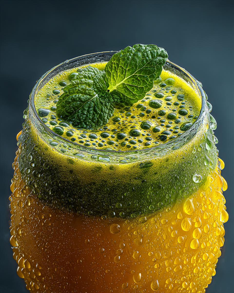 Tropical Mango Spinach Smoothie - detail 3