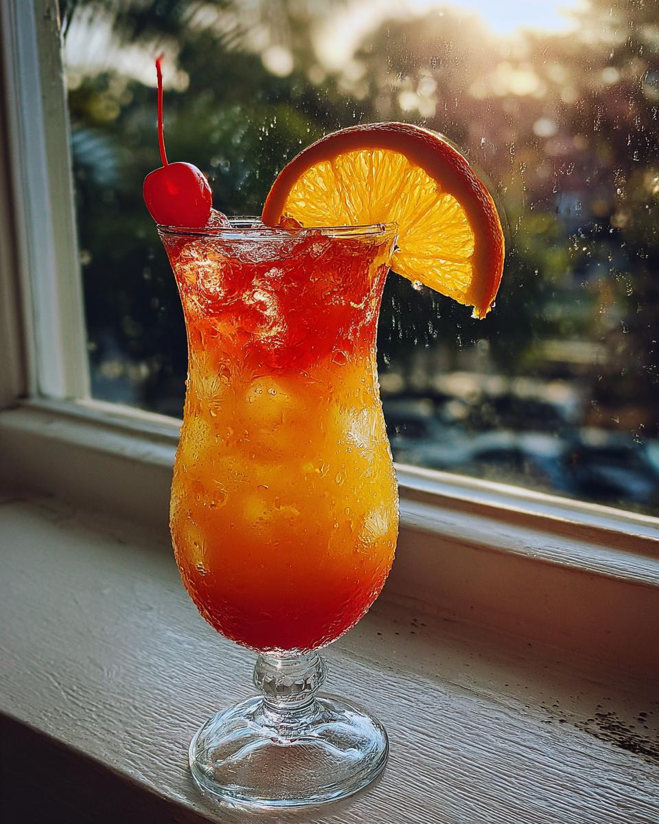 Tropical Sunset Cooler Mocktail - detail 3