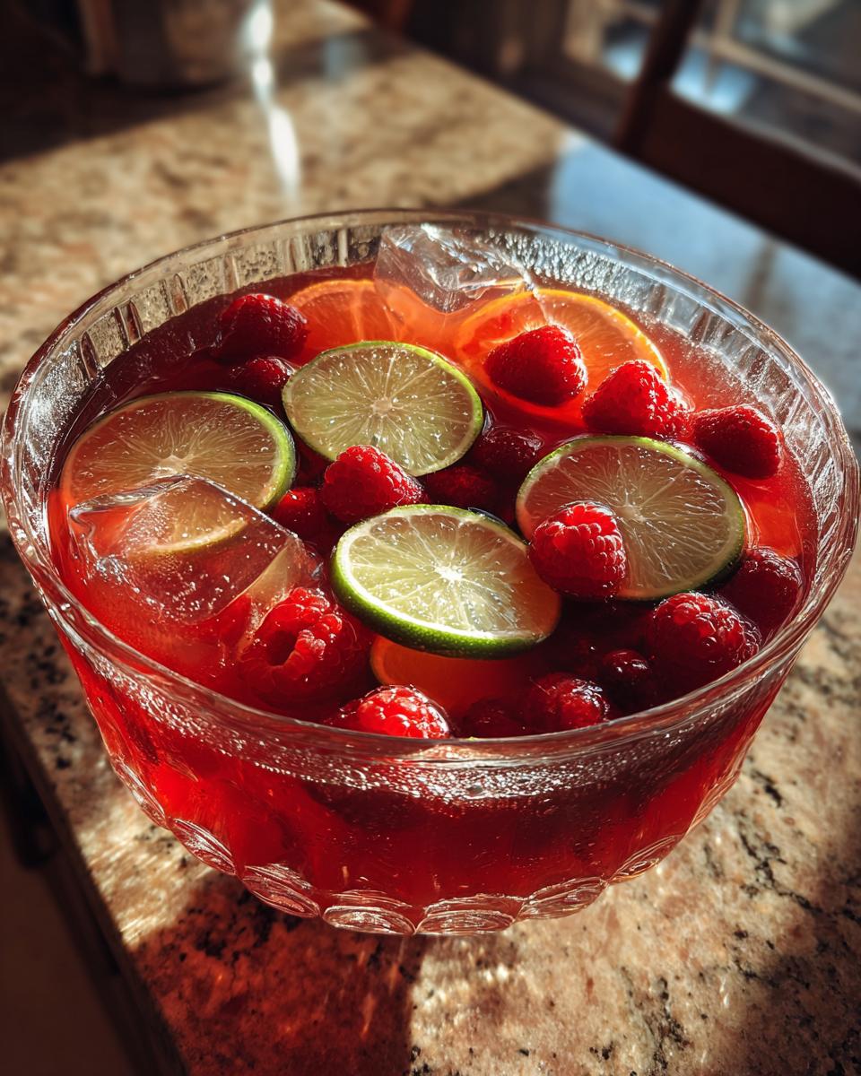 Valentine’s Day Rose Punch - detail 1