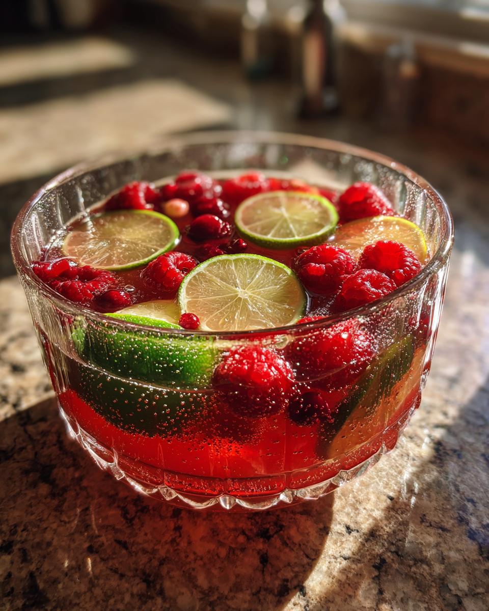 Valentine’s Day Rose Punch - detail 2
