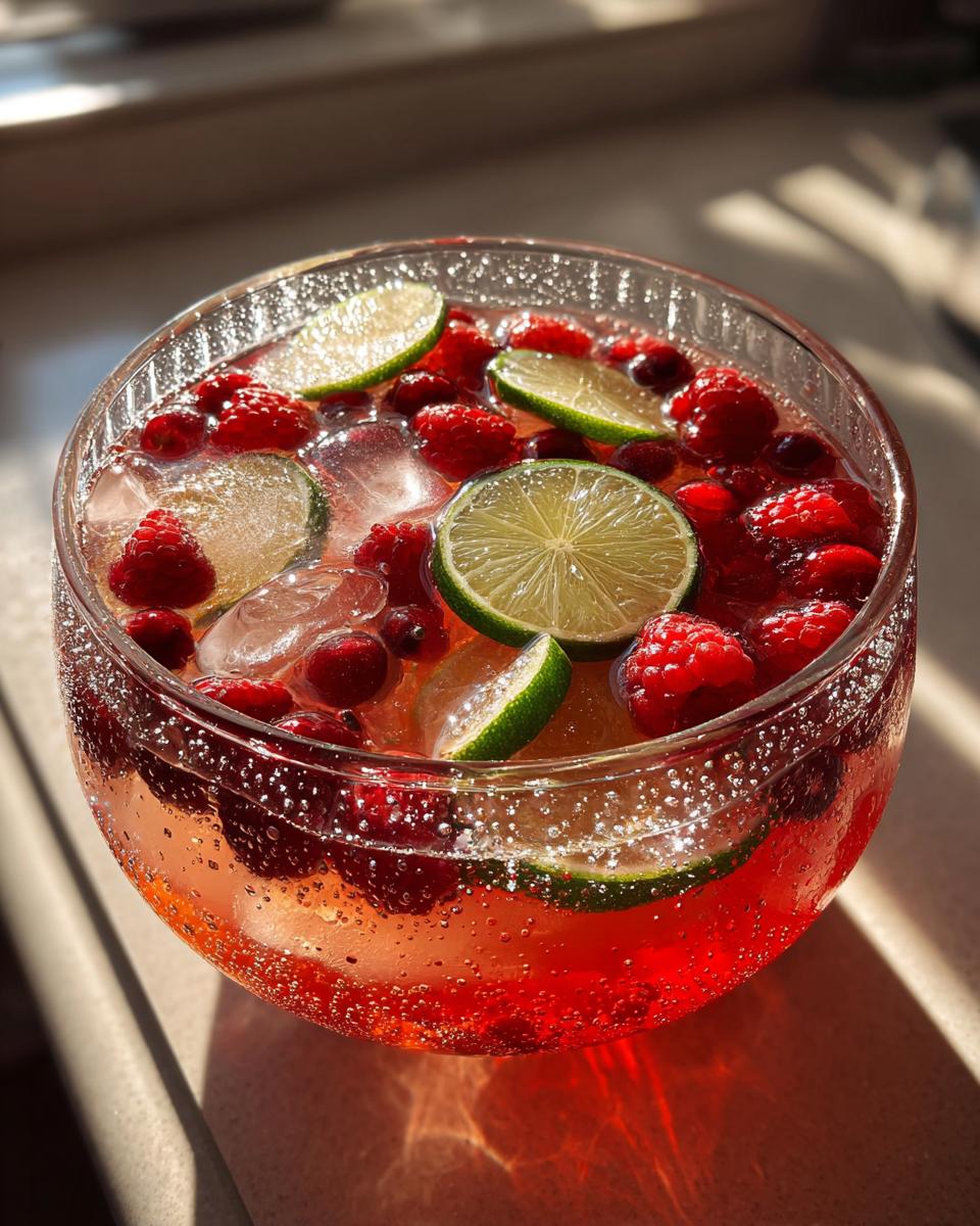 Valentine’s Day Rose Punch - detail 3