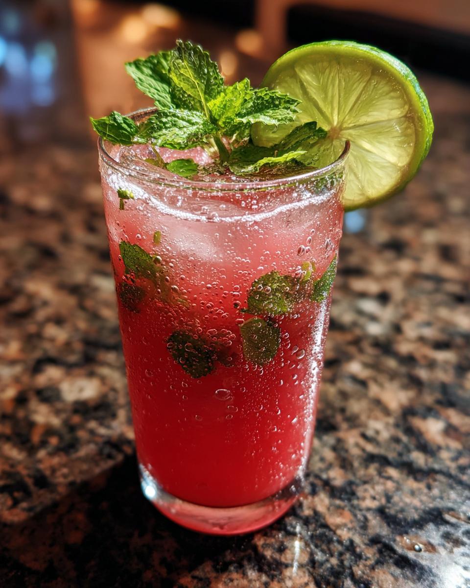 Watermelon Breeze Mocktail - detail 4
