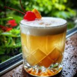 Whiskey Sour Charm Cocktail