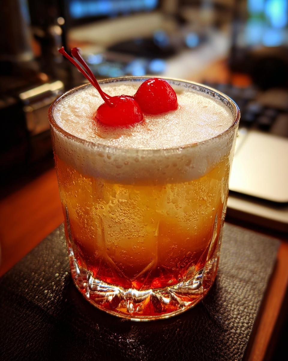 Whiskey Sour Charm Cocktail - detail 2