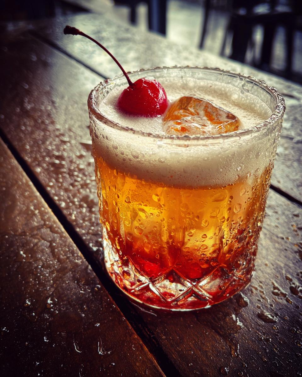 Whiskey Sour Charm Cocktail - detail 3