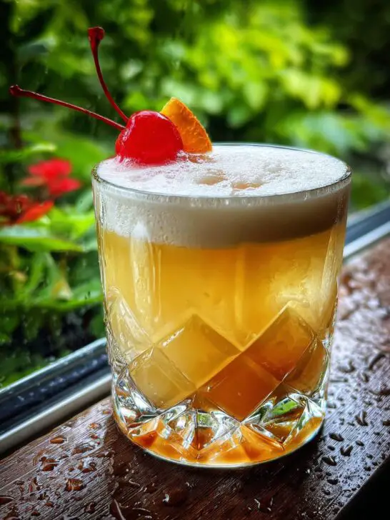 Whiskey Sour Charm Cocktail